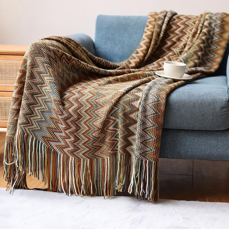 Home Fashion Simple Bohemian Blanket