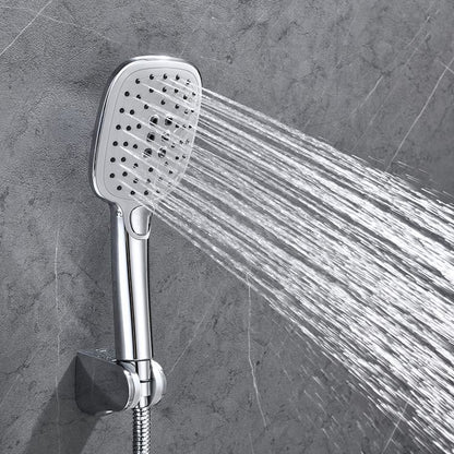 Grifo de bañera con cilindro lateral nórdico para colgar en la pared, juego de ducha de bañera simple