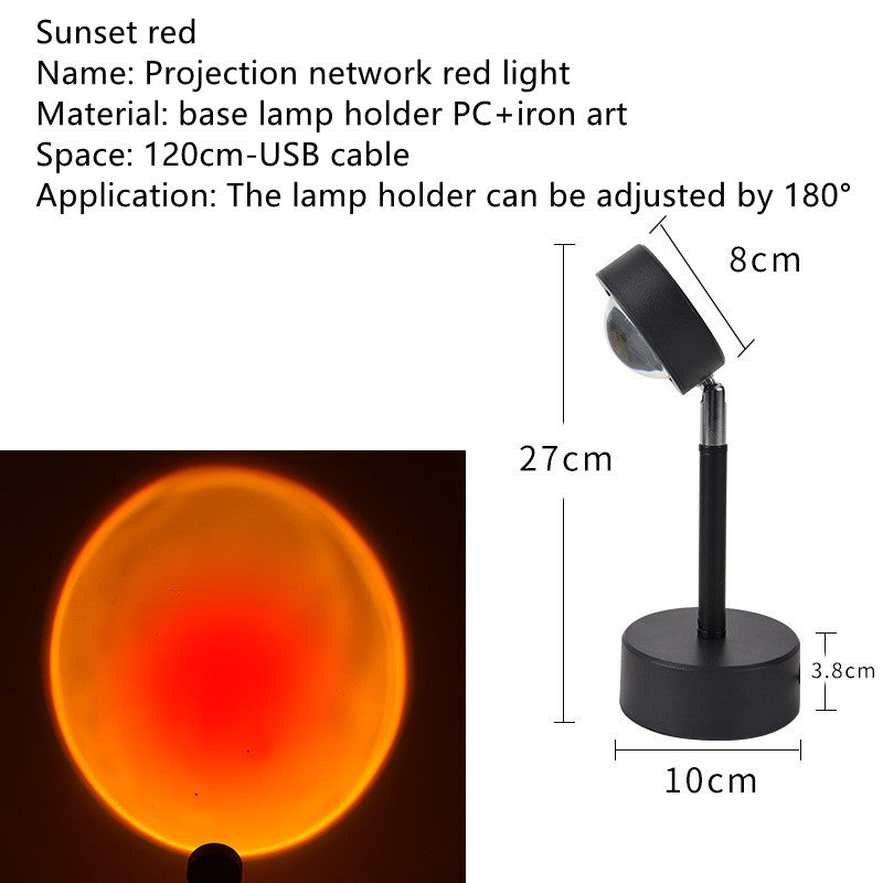 El Sol Nunca Se Pone Proyección Atardecer Atmósfera Luz