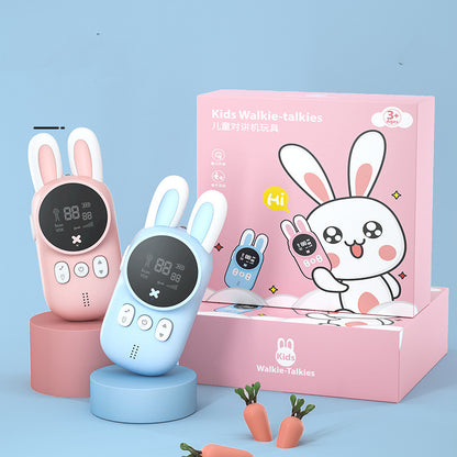 Appel sans fil portatif de talkie-walkie pour enfants de lapin