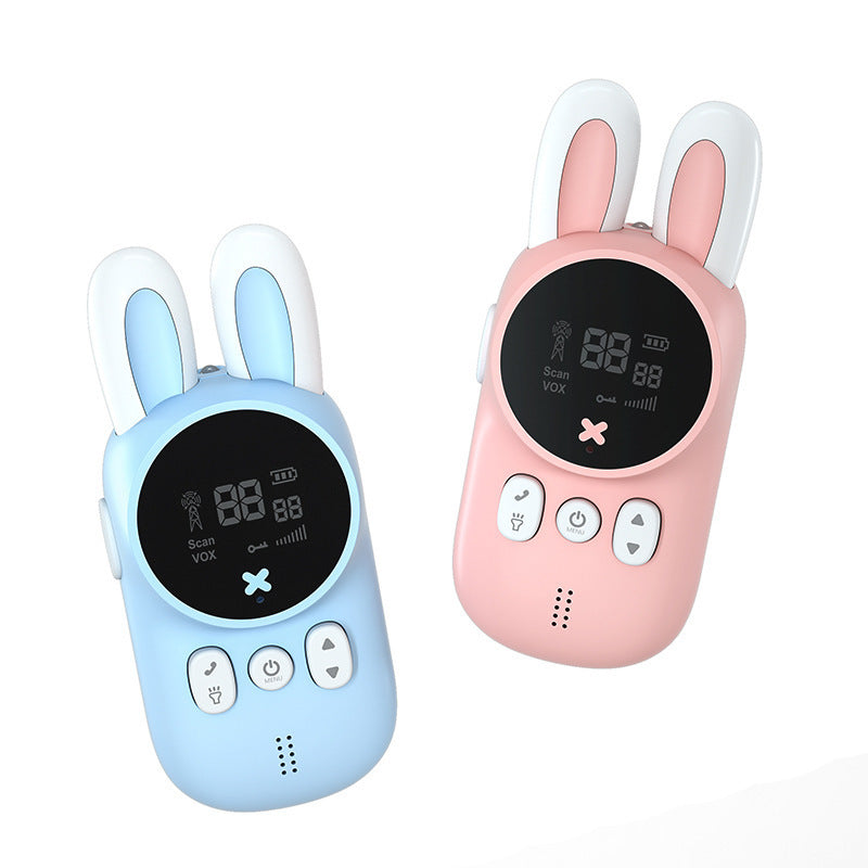 Appel sans fil portatif de talkie-walkie pour enfants de lapin