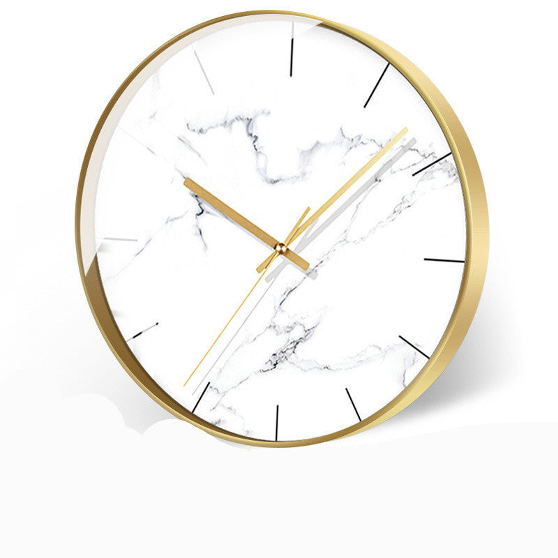 Décoration d'horloge à Quartz de luxe légère et tendance pour la maison