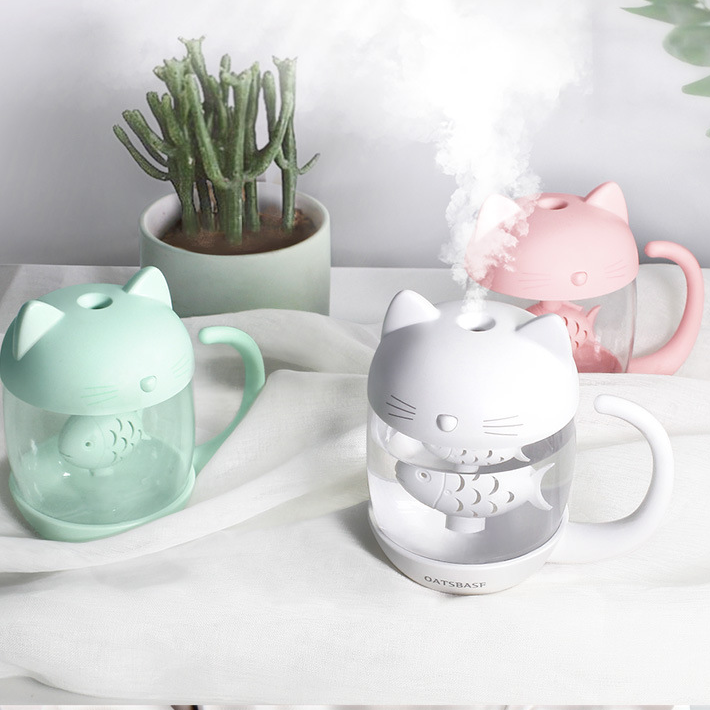 Mini humidificateur mignon et créatif pour la maison