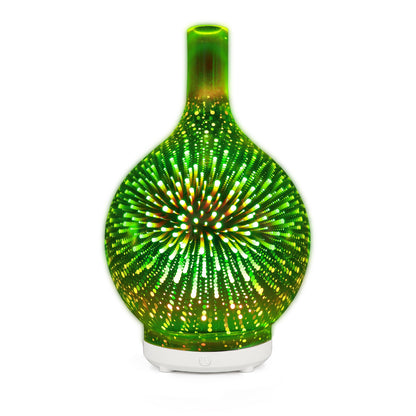 Humidificateur de vase coloré en verre 5V