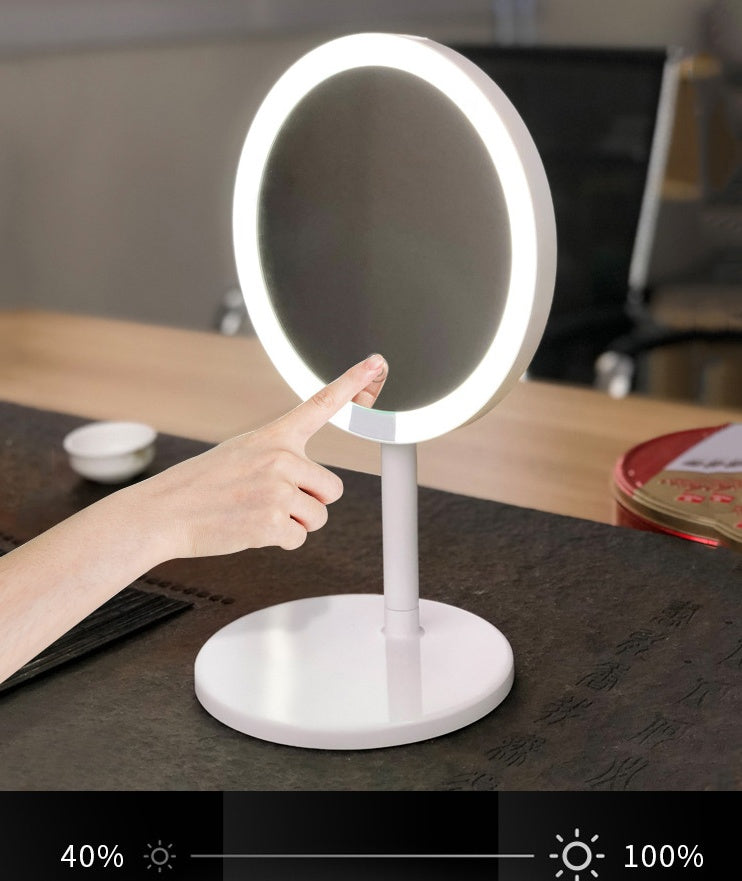 High-Definition Led Makeup Makeup Light Beauty Triple Magnifying Mirror