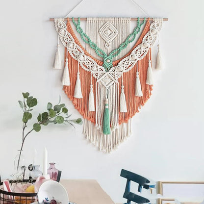 Woven Tapestry Tassel Handmade Material Package Diy Bedside Sofa Background Wall Decoration Bohemian Table Wall Hanging