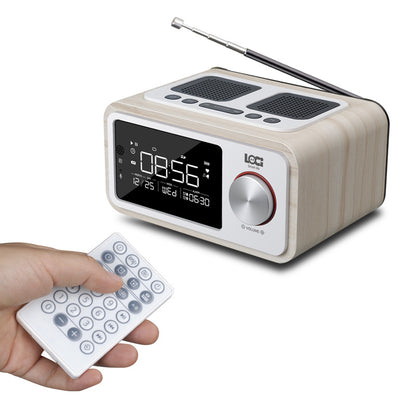 Haut-parleur Bluetooth réveil Radio téléphone portable horloge petite stéréo