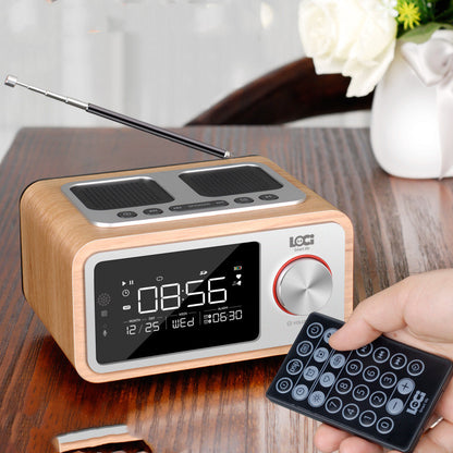 Altavoz Bluetooth Despertador Radio Teléfono Móvil Reloj Pequeño Estéreo