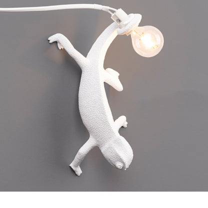 Nordic Chameleon Table Lamp Living Room Bedroom Resin Creative Animal Decoration Wall Lamp