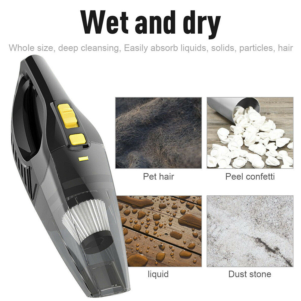 New Usb Wet And Dry Vacuum Cleaner Car Cordless Handheld Rec