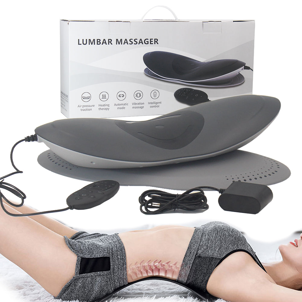 Electric Airbag Low Frequency Pulse Waist Massager Vibration Massage Support Lumbar Spine Relieve Waist Fatigue Massager