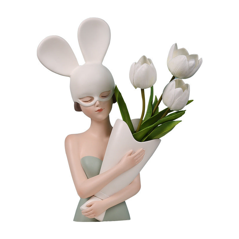 Bunny Girl Decoration Home Living Room Desktop Decoration Birthday Wedding Gift