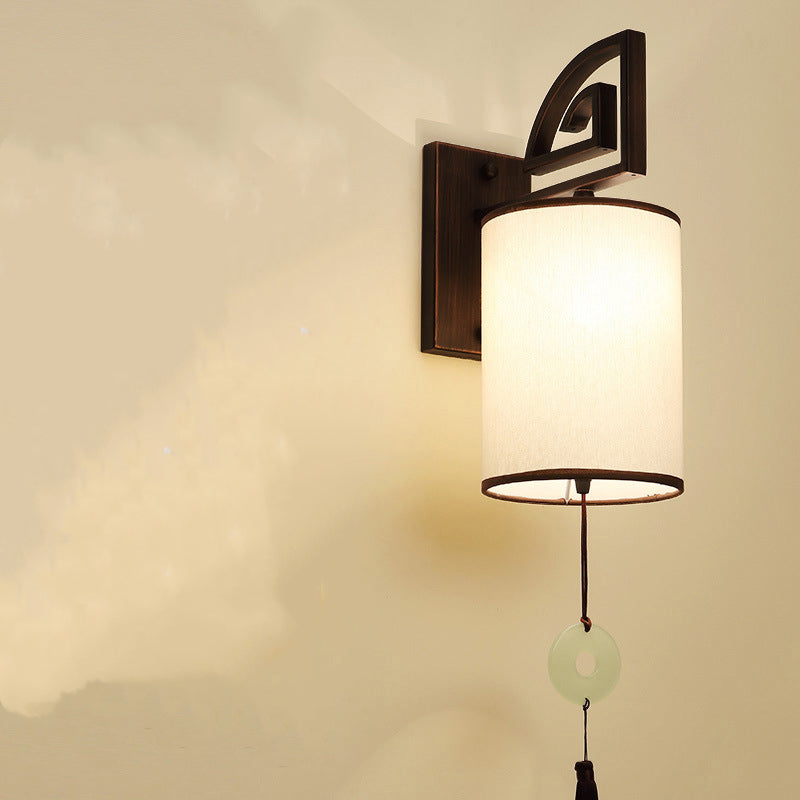 Applique murale minimaliste moderne, lampe suspendue de Style chinois rétro pour allée