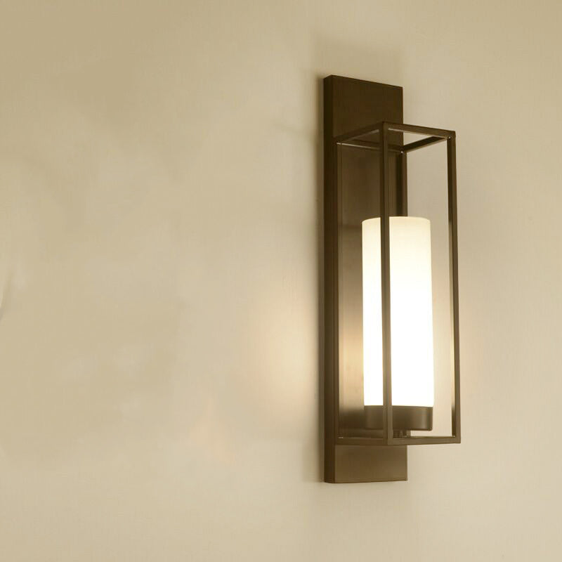 Applique murale minimaliste moderne, lampe suspendue de Style chinois rétro pour allée