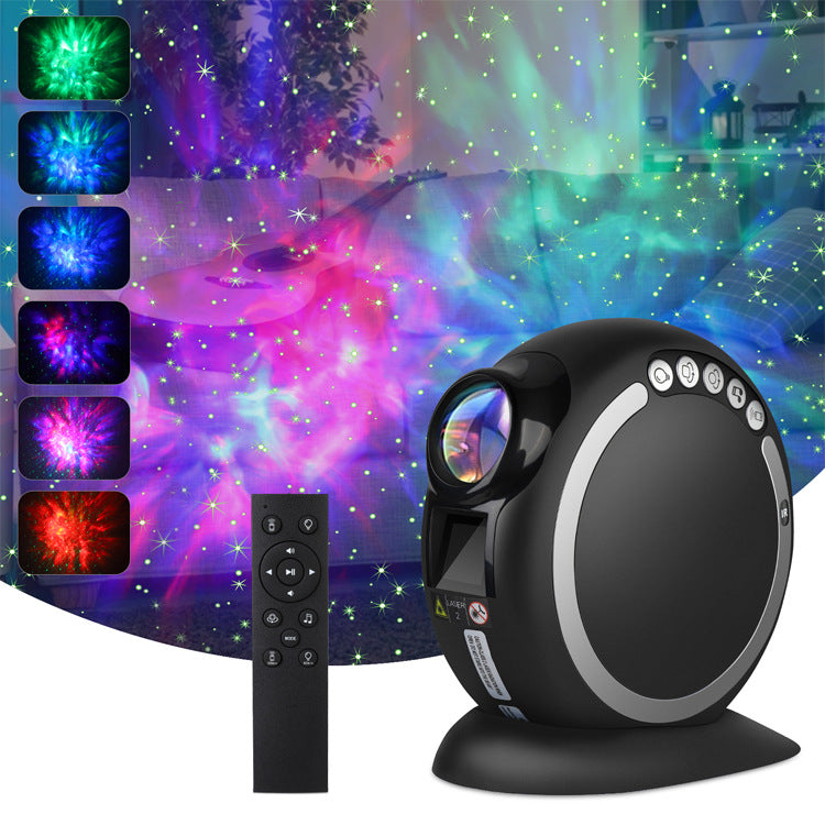 Multifunctional Bluetooth Star-Controlled Audio Projection Lamp Projector