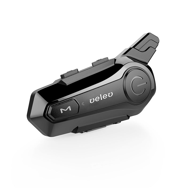 Oreillette Bluetooth pour moto, Design noir pur, interconnexion, interconnexion, pour conduite en plein air