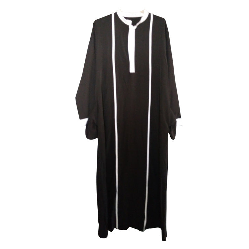 Costume musulman Halloween à manches longues C Costume caftan islamique Jubba Costume Robe