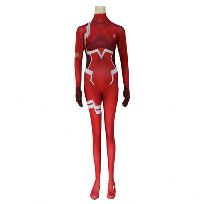 Female 3D Printed Bodycon Suit For Halloween Costume