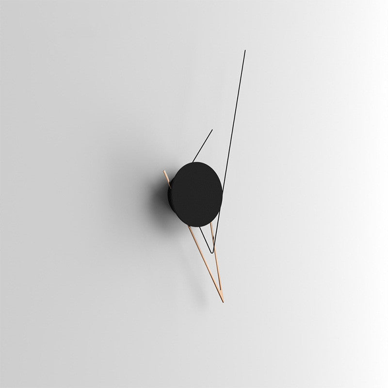 Reloj minimalista moderno para colgar en la pared, reloj artístico nórdico para sala de estar, reloj de pared, decoración creativa de silueta, reloj silencioso