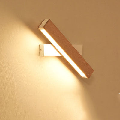 Lampe murale LED en bois, éclairage moderne réglable, luminaire décoratif d'intérieur, idéal pour un Bar, un Restaurant, un salon, une véranda ou un couloir