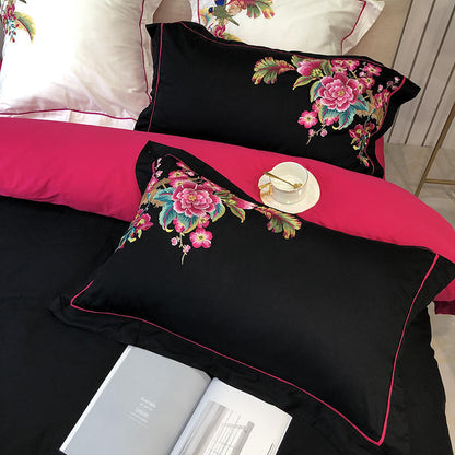 4-piece Set Of European High-end Soft Model Room Villa Bedding