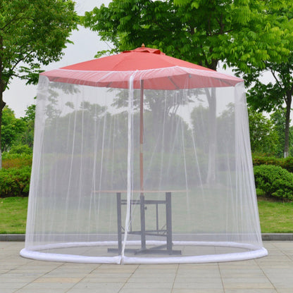 Moustiquaire pour Patio extérieur, couverture en filet pour parapluie romain