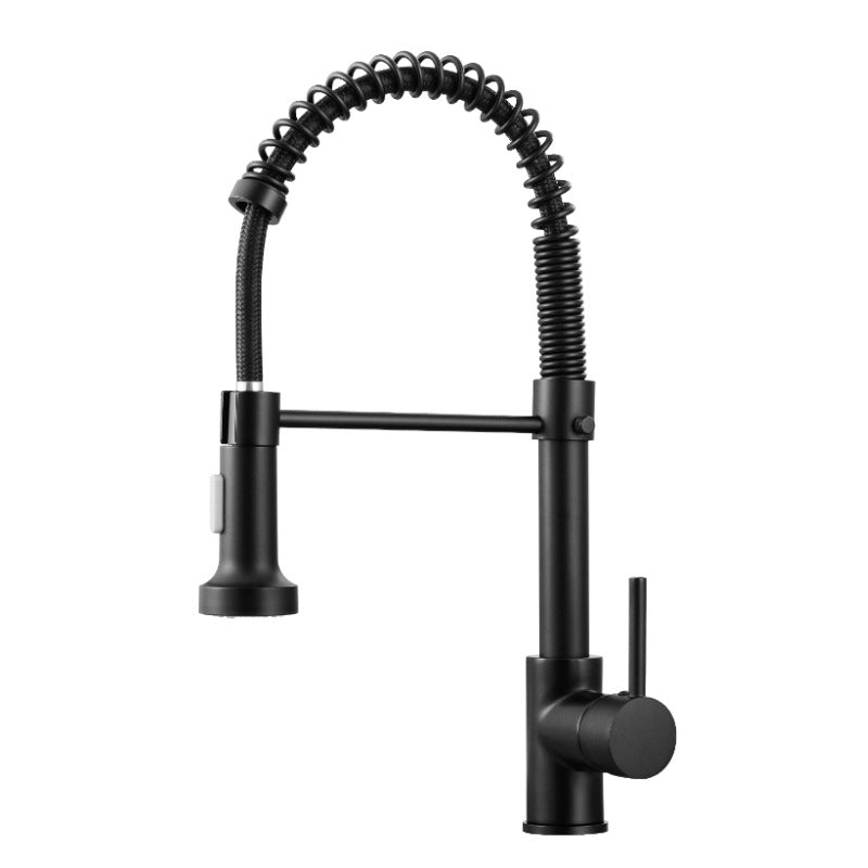 Matte Black Kitchen Faucet Deck Mounted Mixer Tap