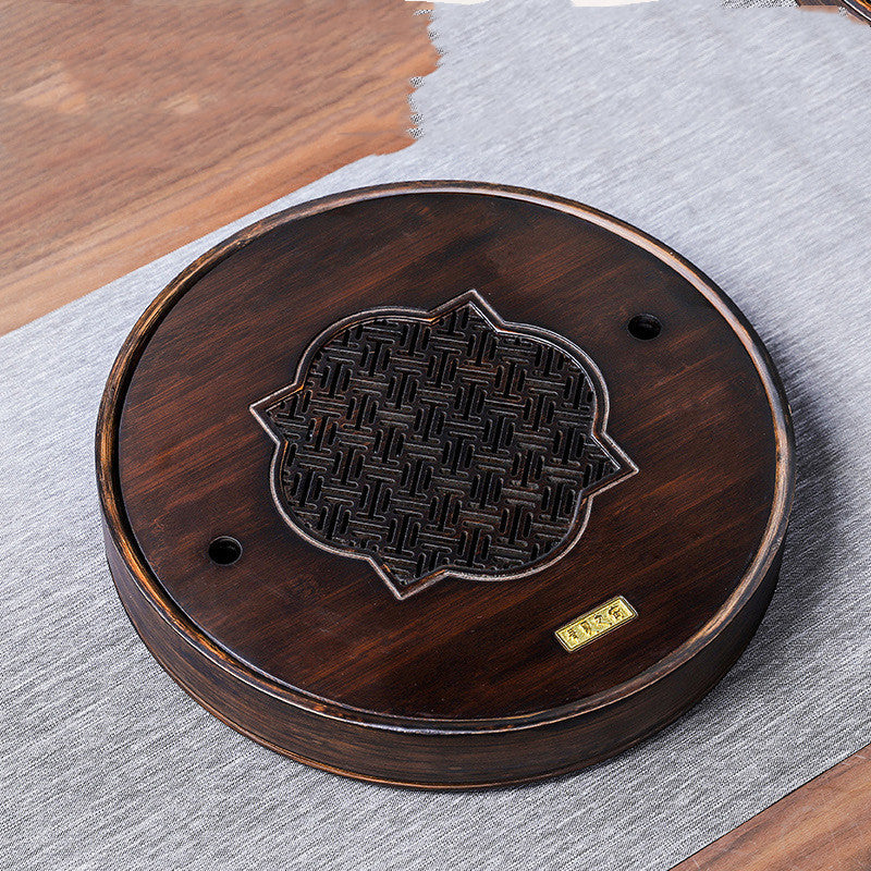 Tea Tray Household Bamboo Small Tea Table Tray Drainage And Water Storage Type Kung Fu Tea Set