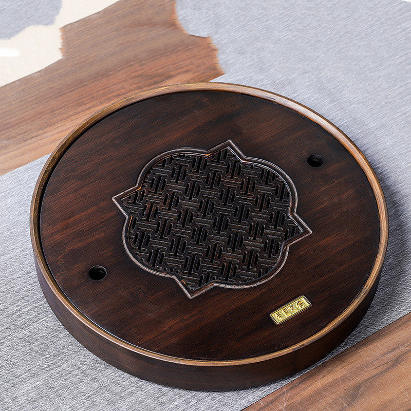 Tea Tray Household Bamboo Small Tea Table Tray Drainage And Water Storage Type Kung Fu Tea Set