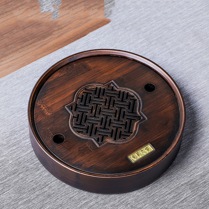 Tea Tray Household Bamboo Small Tea Table Tray Drainage And Water Storage Type Kung Fu Tea Set