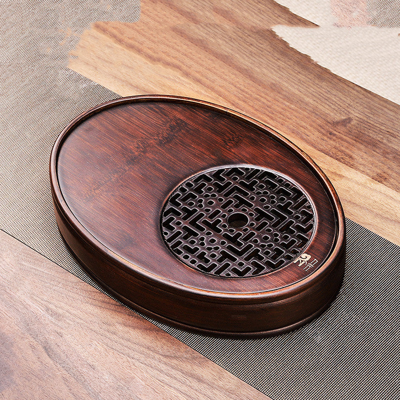 Tea Tray Household Bamboo Small Tea Table Tray Drainage And Water Storage Type Kung Fu Tea Set