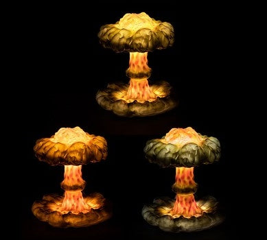 Mushroom Cloud Creative Led Table Lamp Infinite Three-Tone Light Eye Protection Lamp