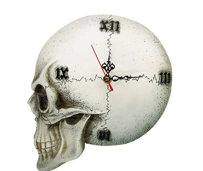 Crypt Skull Wall Clock Halloween Horror Clock