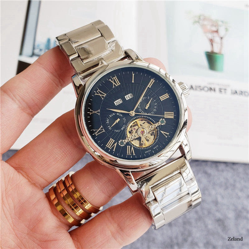 Reloj Tourbillon Reloj de cinco manecillas Reloj casual de moda para hombres