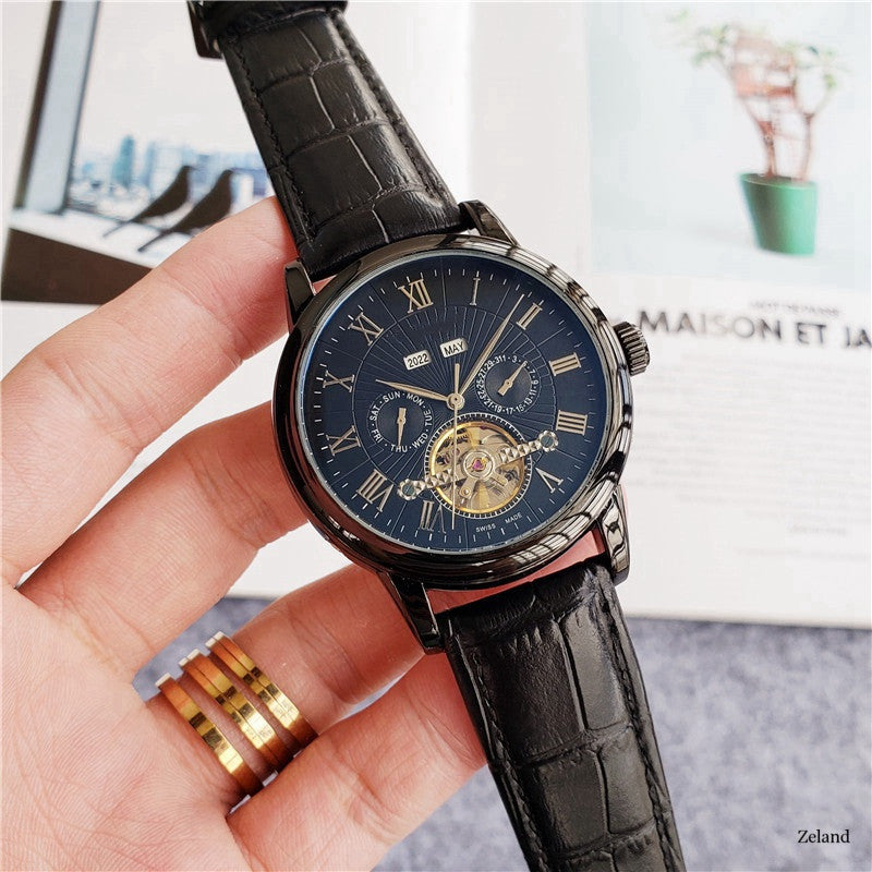 Reloj Tourbillon Reloj de cinco manecillas Reloj casual de moda para hombres