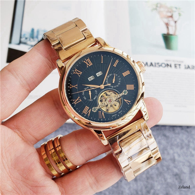 Reloj Tourbillon Reloj de cinco manecillas Reloj casual de moda para hombres