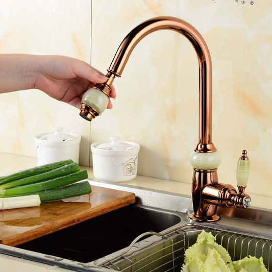 European Style Copper Rotating Sink