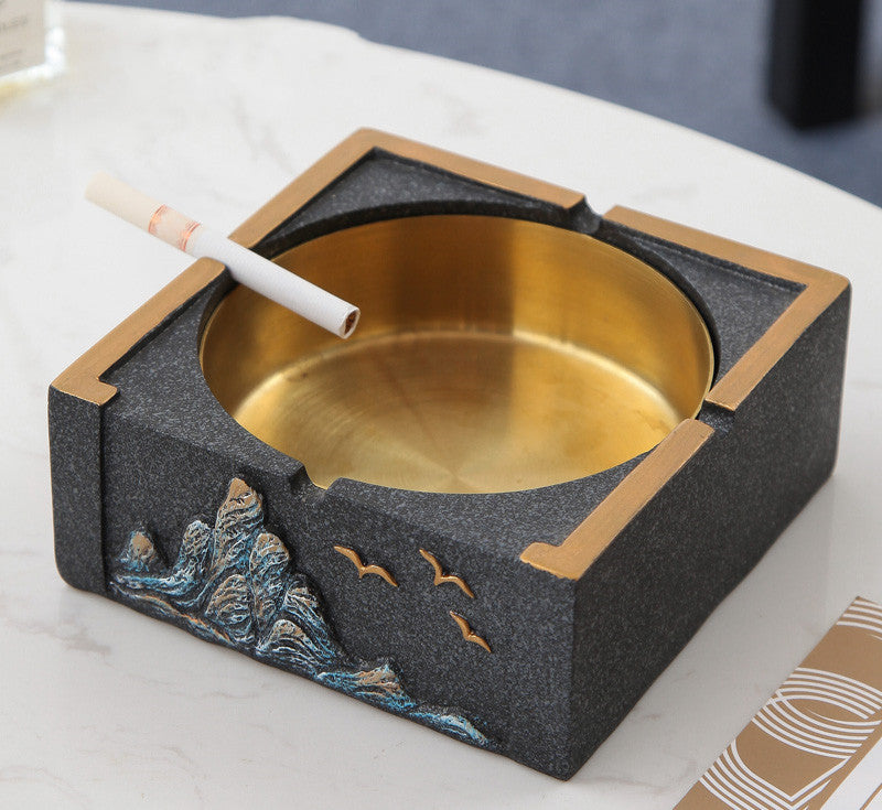 Simple Office Ashtray Nordic Ins Deer Decoration Creative Personality With Lid Living Room Tea Table Decoration