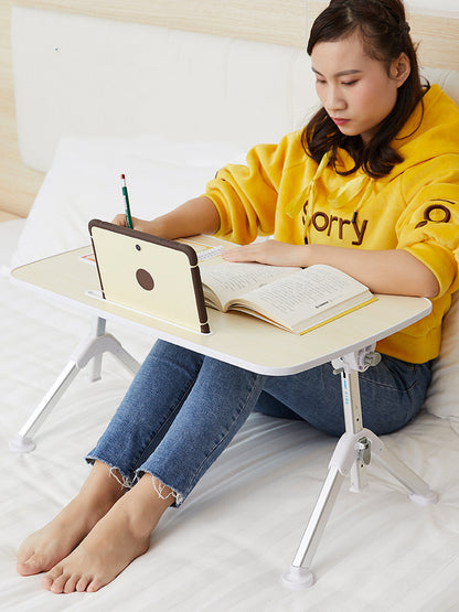 Mesa de oficina pequeña en la cama, ventana salediza ajustable, soporte para cuaderno de estudio, escritorio para computadora ajustable