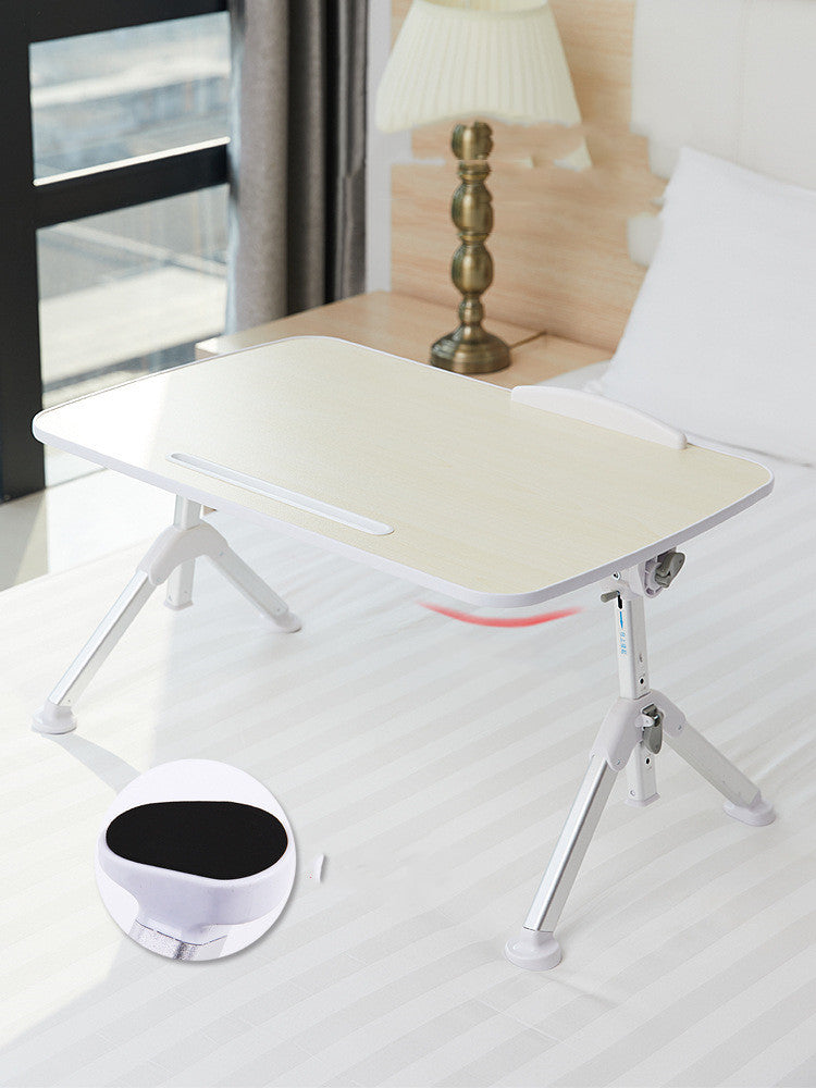 Petite Table de bureau sur lit, baie vitrée réglable, support pour carnet d'étude, bureau d'ordinateur réglable