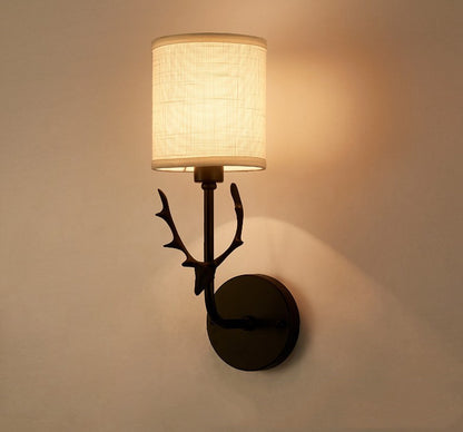 Lampe murale moderne en fer forgé, chambre à coucher, chevet, allée, bois, salon, hôtel