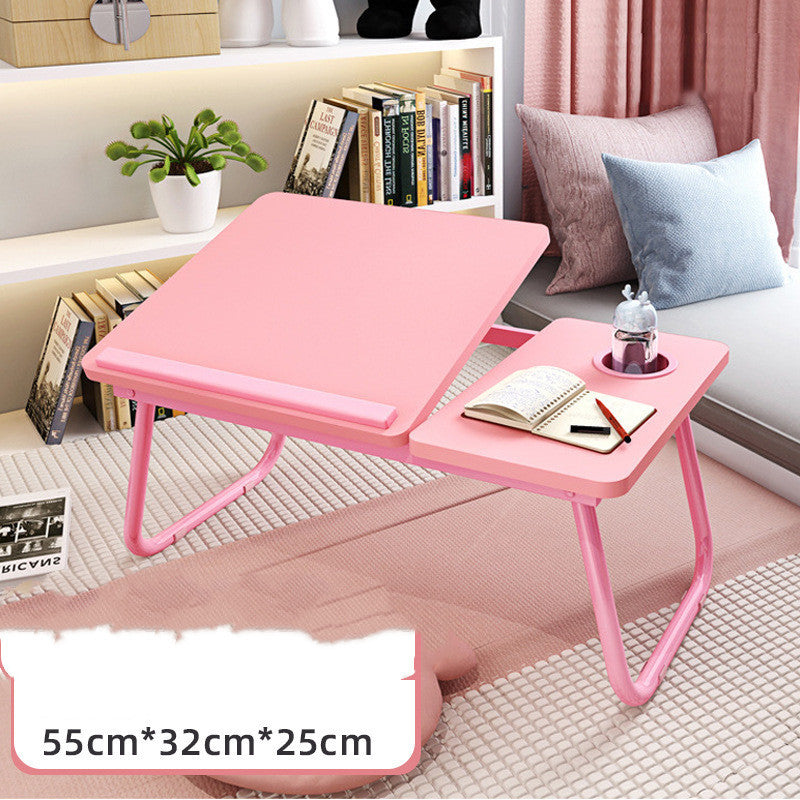 Bureau de lit pliable, petite Table d'ordinateur, Table paresseuse pour la maison