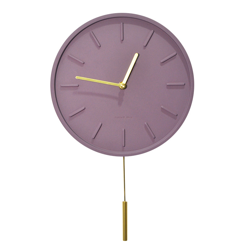 Cement Nordic Clock Light Luxury Silent Clock Wall Clock