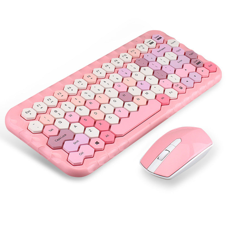 Ensemble clavier et souris sans fil Girl Heart