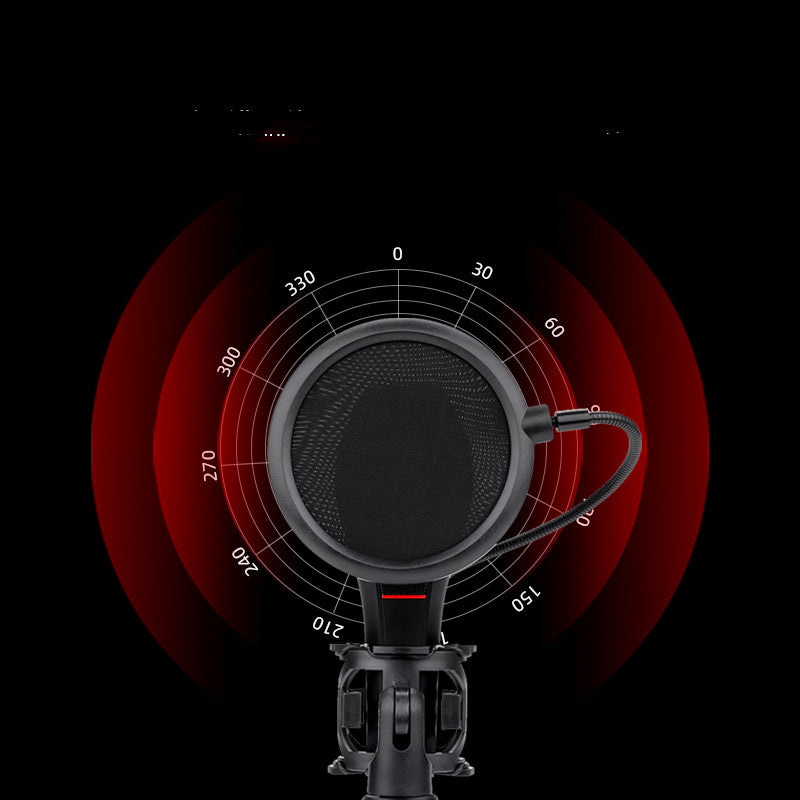 Microphone à barre de chant en direct dédié, réduction du bruit, enregistrement d'ancre de jeu