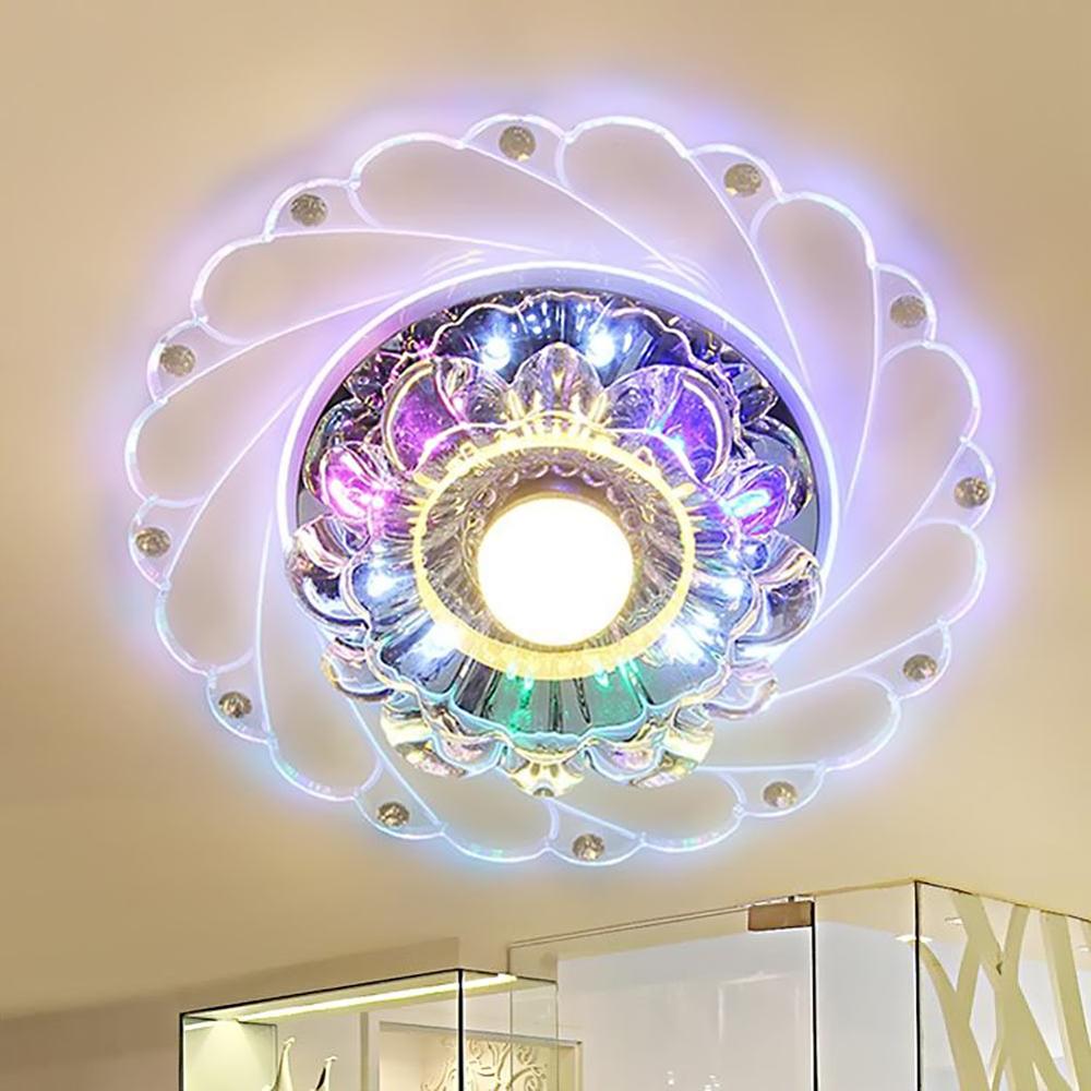 Led cristal allée lumière moderne minimaliste couloir allée lumière porche plafonnier