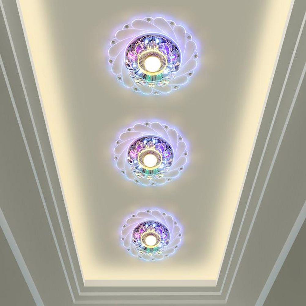 Led cristal allée lumière moderne minimaliste couloir allée lumière porche plafonnier