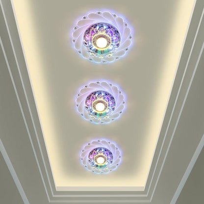 Led Crystal Aisle Light Modern Minimalist Corridor Aisle Light Porch Ceiling Light