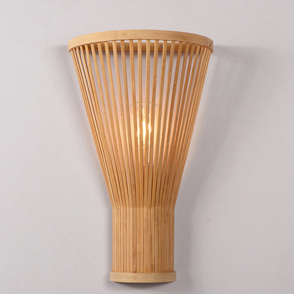 Creative Bamboo Art Bamboo Wall Lamp Simple