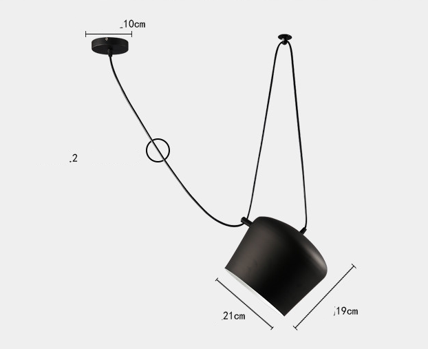 Lámpara de araña moderna para restaurante, lámpara LED para ventana, lámpara de trampa